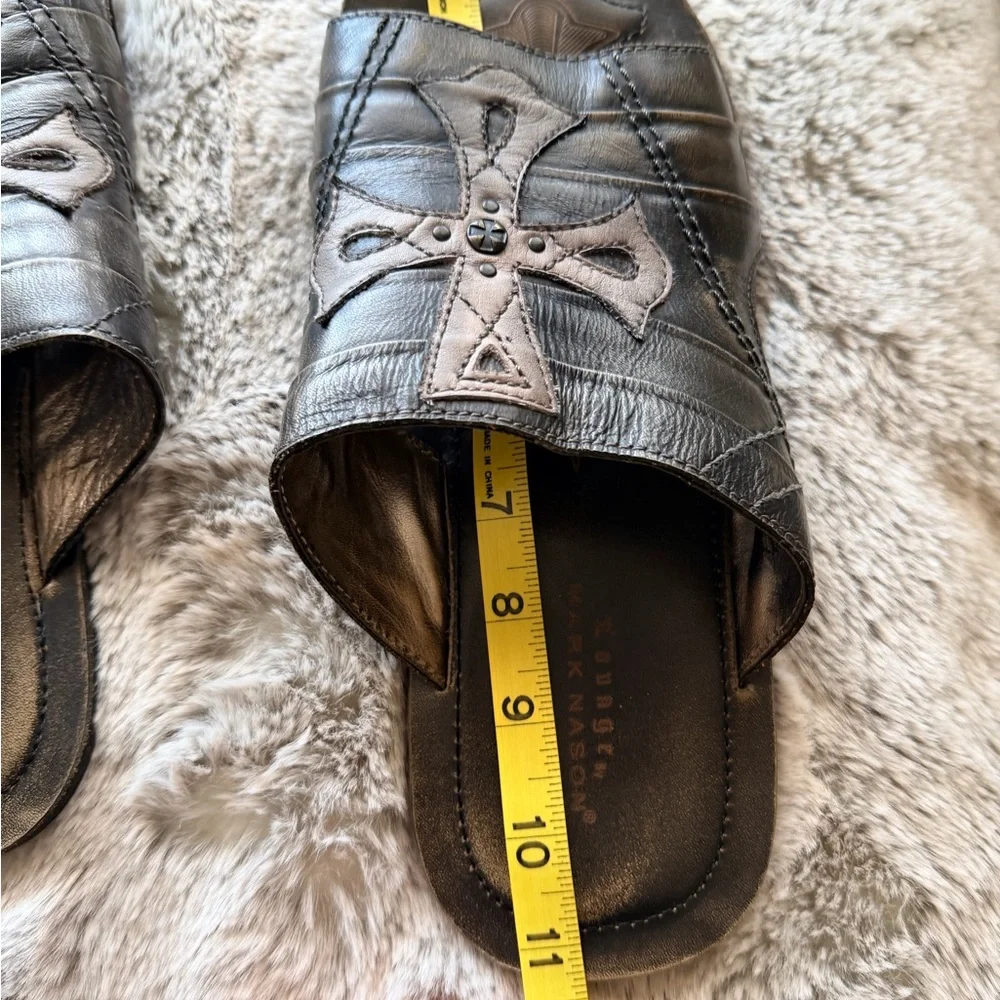 Mark Nason Leather Slides - Picture 8 of 9